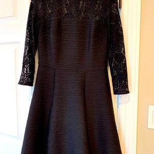 Taylor Black lace dress size 2